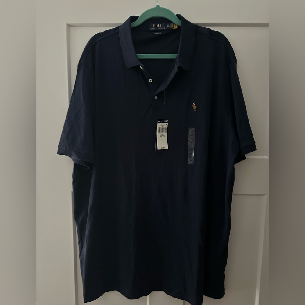 Polo Ralph Lauren Classic Fit XXL Navy Polo Shirt Style# 710870645002